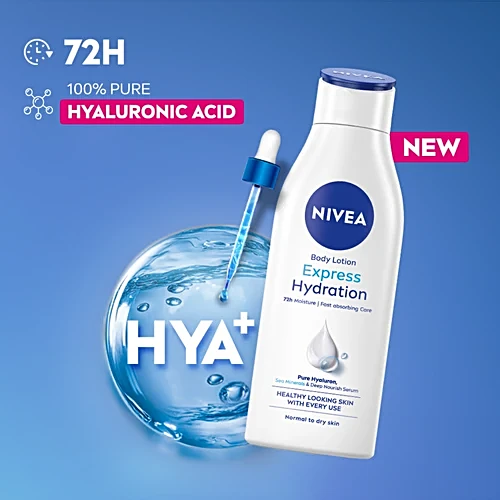 Nivea Express Hydration Body Lotion, 75 ml