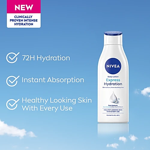 Nivea Express Hydration Body Lotion, 75 ml