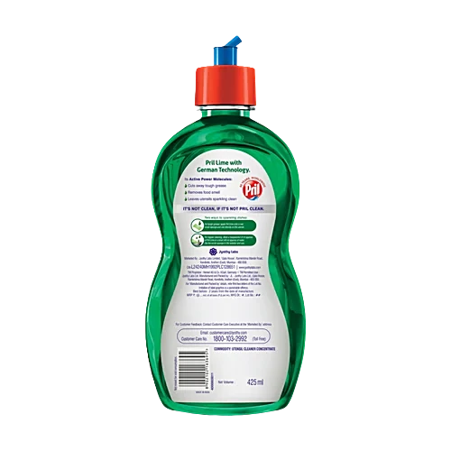 Pril Dishwash Liquid Gel Lime, 425 ml