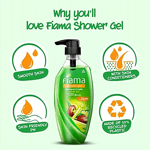 Fiama Lemongrass & Jojoba Shower Gel, 450 ml