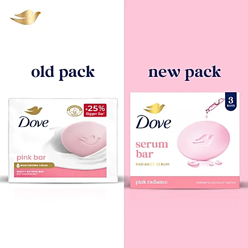 Dove Pink Radiance Serum Bar, 100 g