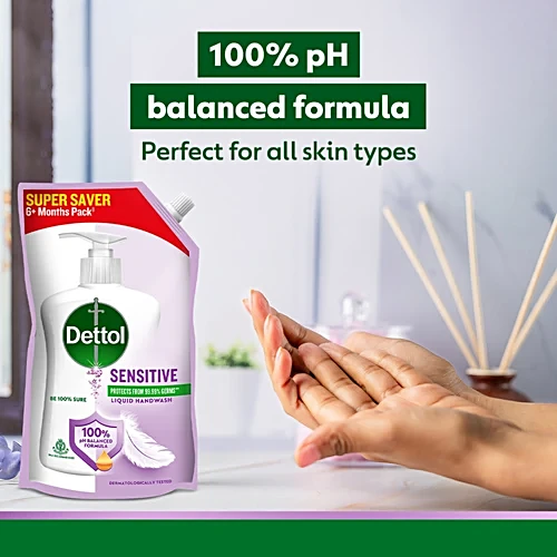 Dettol Sensitive Liquid Handwash, 675 ml