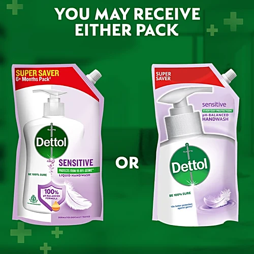 Dettol Sensitive Liquid Handwash, 675 ml