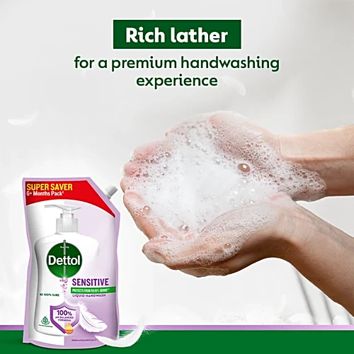 Dettol Sensitive Liquid Handwash, 675 ml