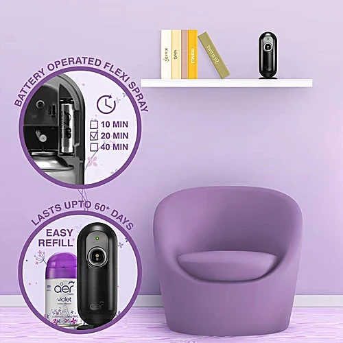 Godrej aer Violet Valley Bloom Air Freshener Refill, 210 ml
