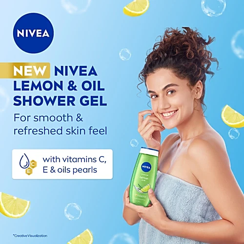 Nivea Lemon & Oil Shower Gel, 250 ml