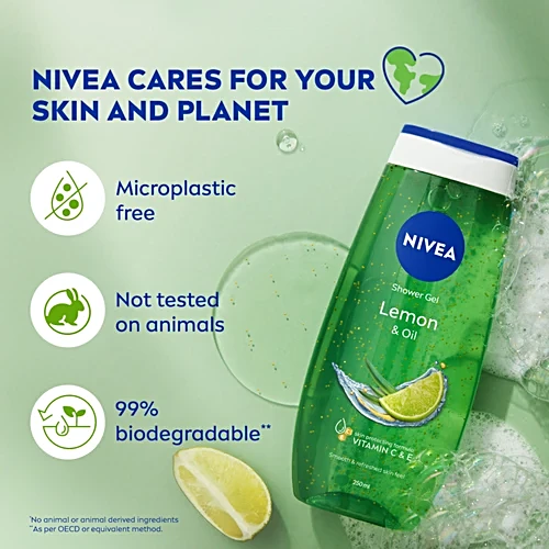 Nivea Lemon & Oil Shower Gel, 250 ml