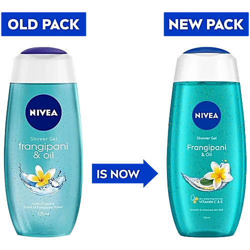 Nivea Frangipani & Oil Shower Gel Body Wash, 250 ml
