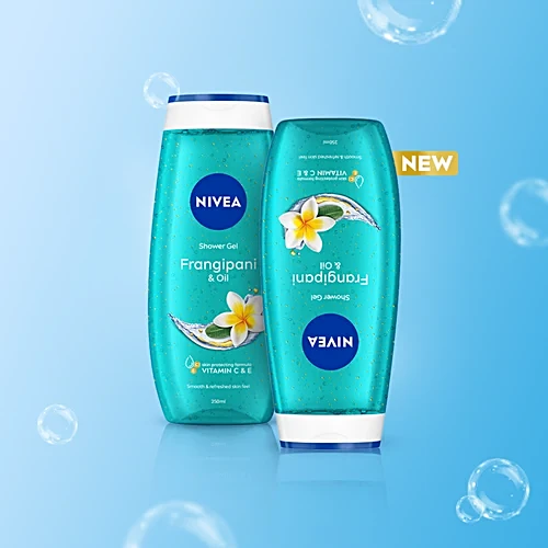 Nivea Frangipani & Oil Shower Gel Body Wash, 125 ml
