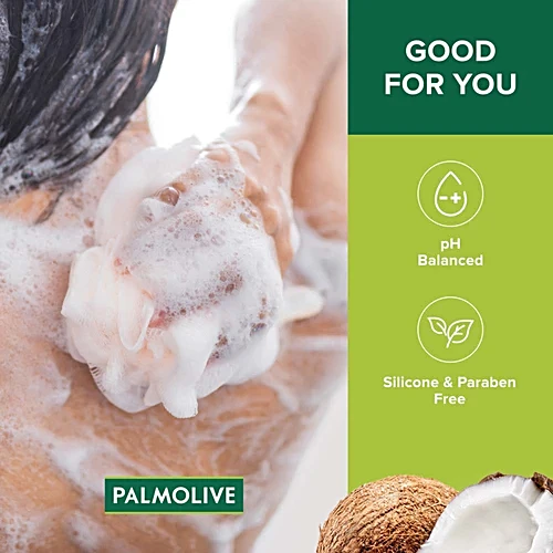 Palmolive Body Butter Coconut Joy Exfoliating Body Wash, 250 ml