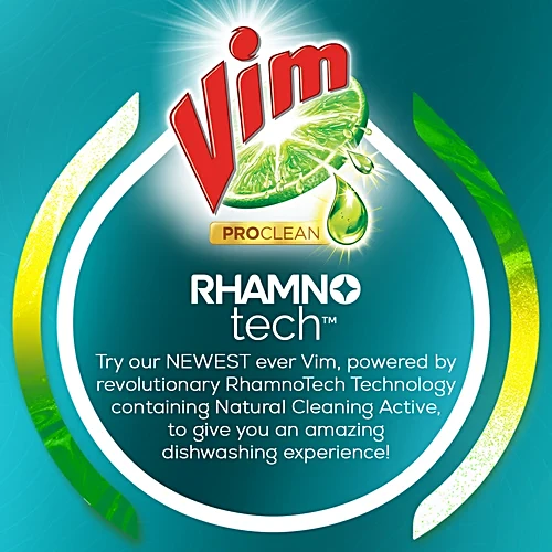 Vim ProClean Anti-Smell Dishwash Gel with Mint,l 500 ml