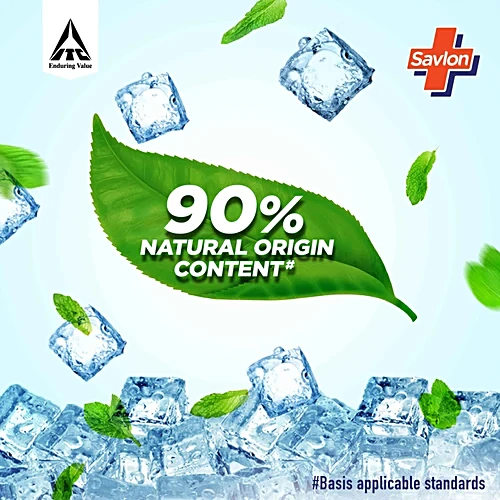Savlon Cool Menthol & Glycerin Bathing Bar, 75 g (4 pcs)