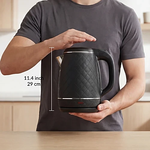 Prestige PKCT 1.5 Litre Electric Kettle (Black)