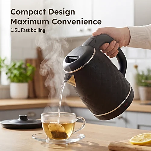 Prestige PKCT 1.5 Litre Electric Kettle (Black)