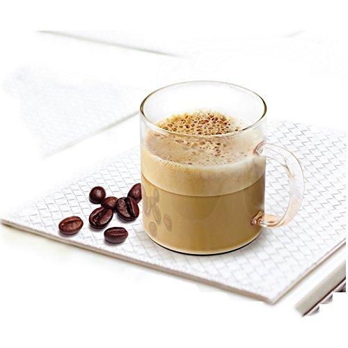 Cello Roma Borosilicate Coloured Glass Mug Set 210 ml,6 pc