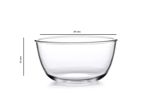 Cello Ornella Round Glass Mixing Bowl, 1.5 ml