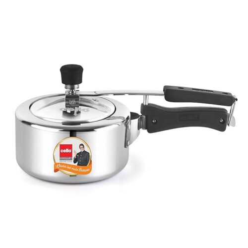 Cello Ultron+ Aluminium Pressure Cooker, 2 L