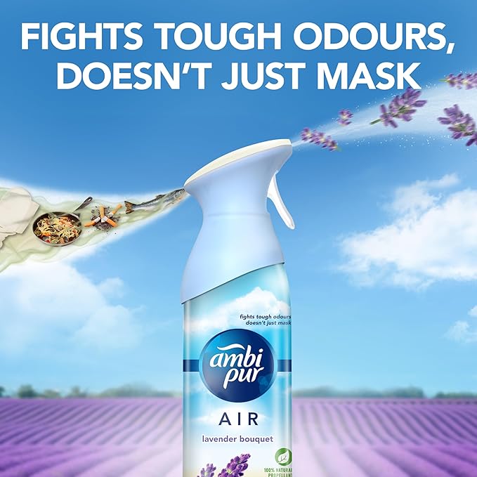 Ambi Pur Lavender Bouquet Air Freshener, 275 g