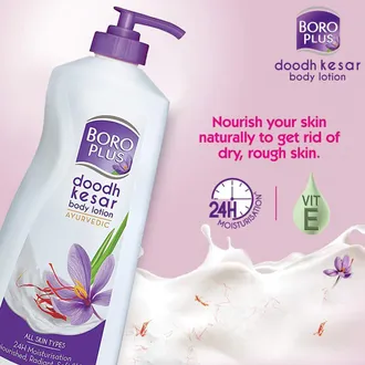 BoroPlus Doodh Kesar Body Lotion, 400 ml (Buy 1 get 1 free)