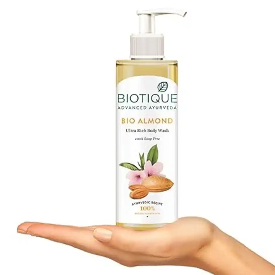 Biotique Advanced Ayurveda Almond Oil Ultra Rich Body Wash, 200 ml