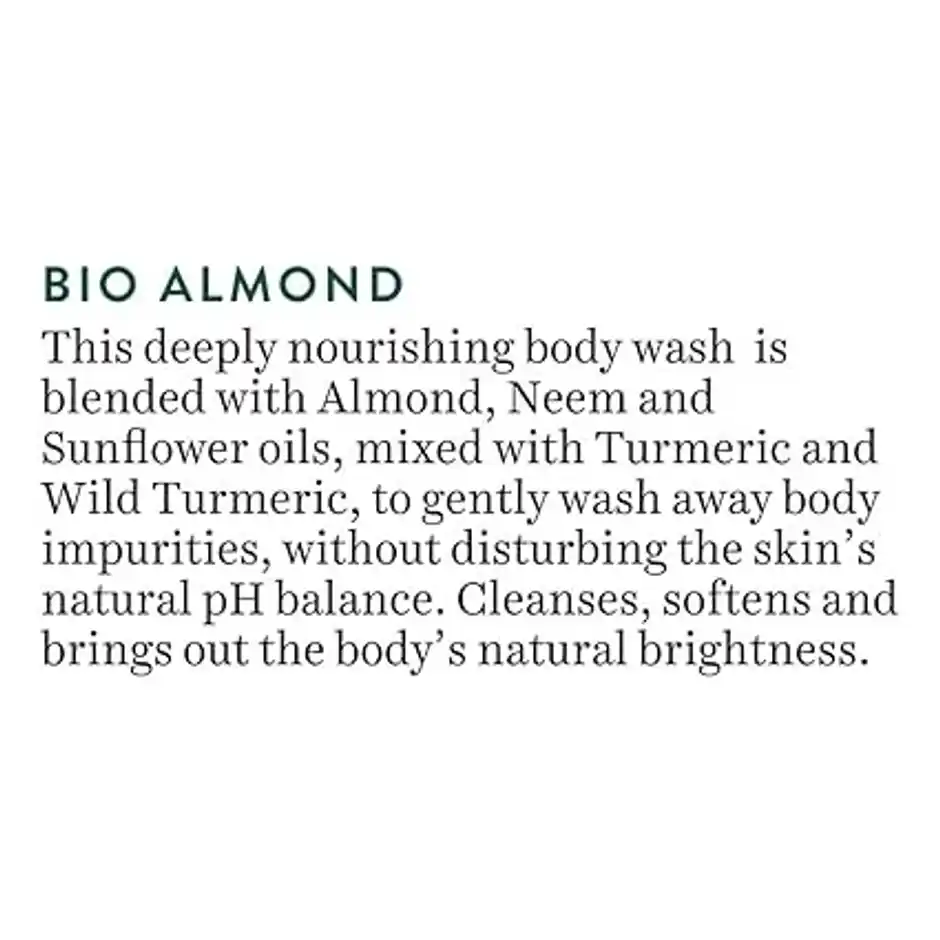 Biotique Advanced Ayurveda Almond Oil Ultra Rich Body Wash, 200 ml
