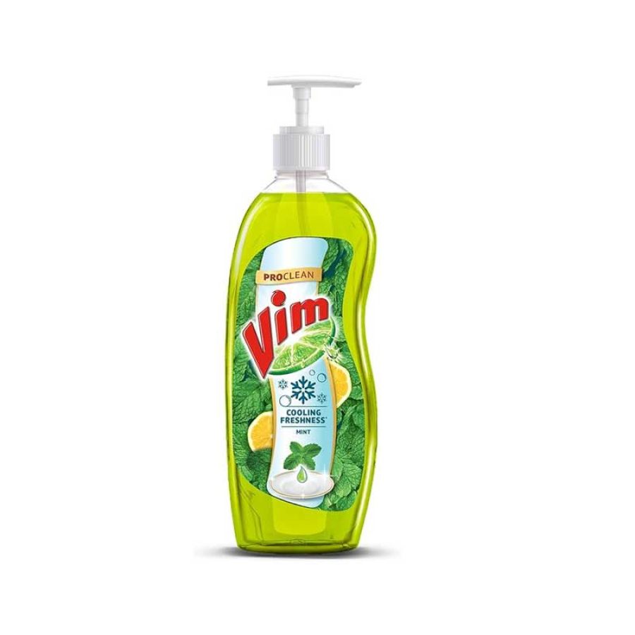 Vim ProClean Anti-Smell Dishwash Gel with Mint,l 500 ml