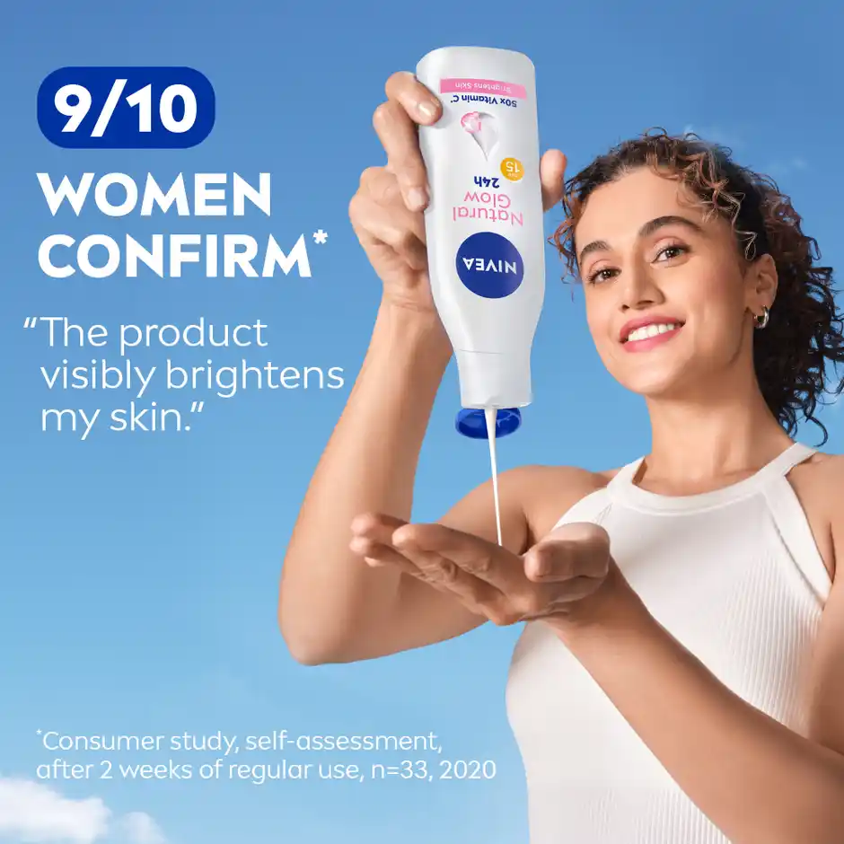 Nivea Natural Glow Cell Repair Body Lotion, 75 ml