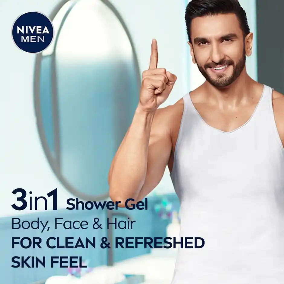 Nivea Men Cool Kick Shower Gel, 250ml