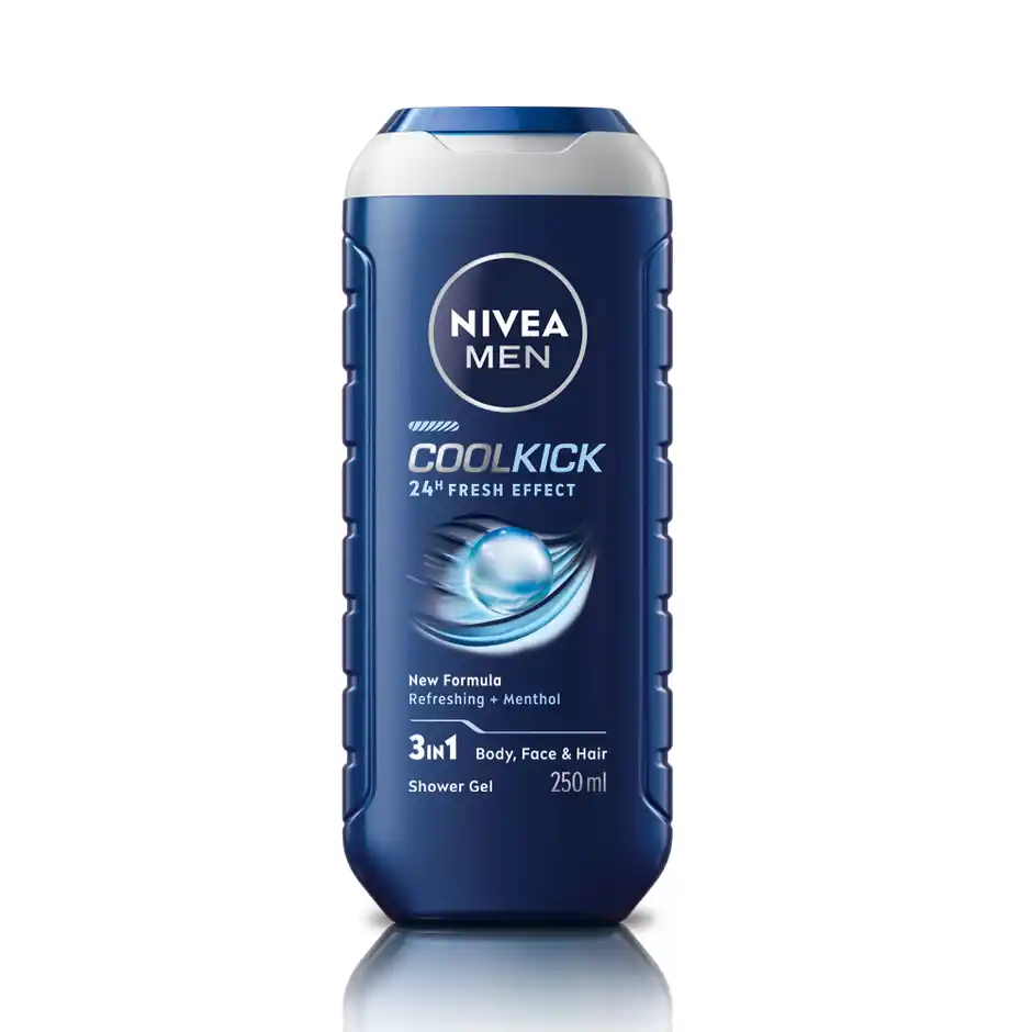 Nivea Men Cool Kick Shower Gel, 250ml