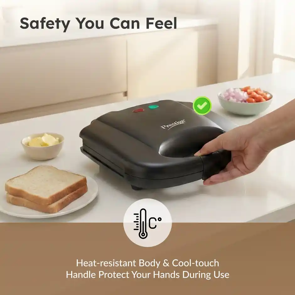 Prestige PGMFB 800-Watt Grill Sandwich Toaster, 1 pc