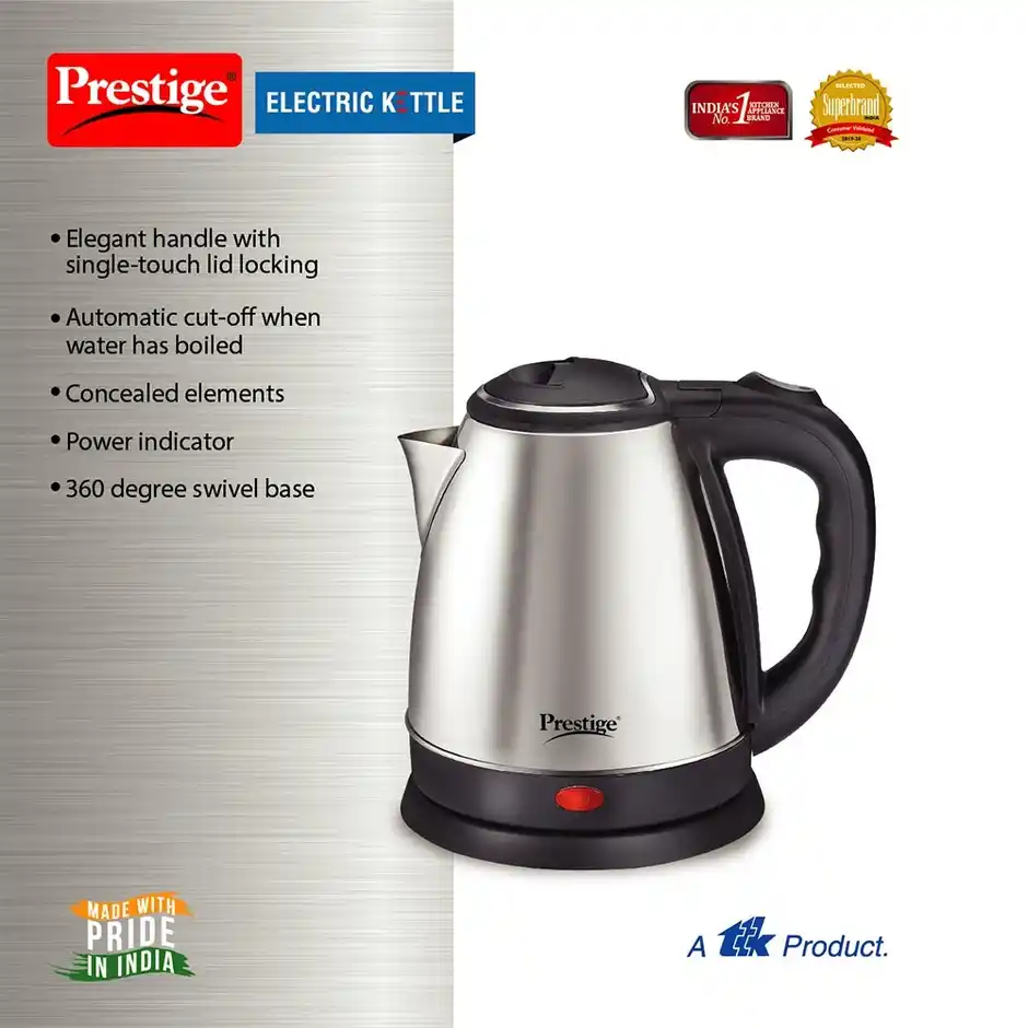Prestige PKOSS 1.8L Electric Kettle, 1350W