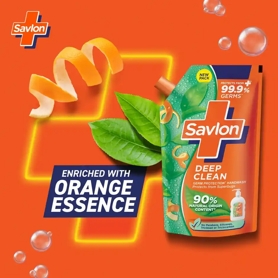 Savlon Deep Clean Germ Protection Handwash, 625 ml