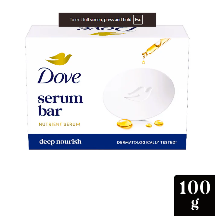 Dove Deep Nourish Serum Bar, 100g