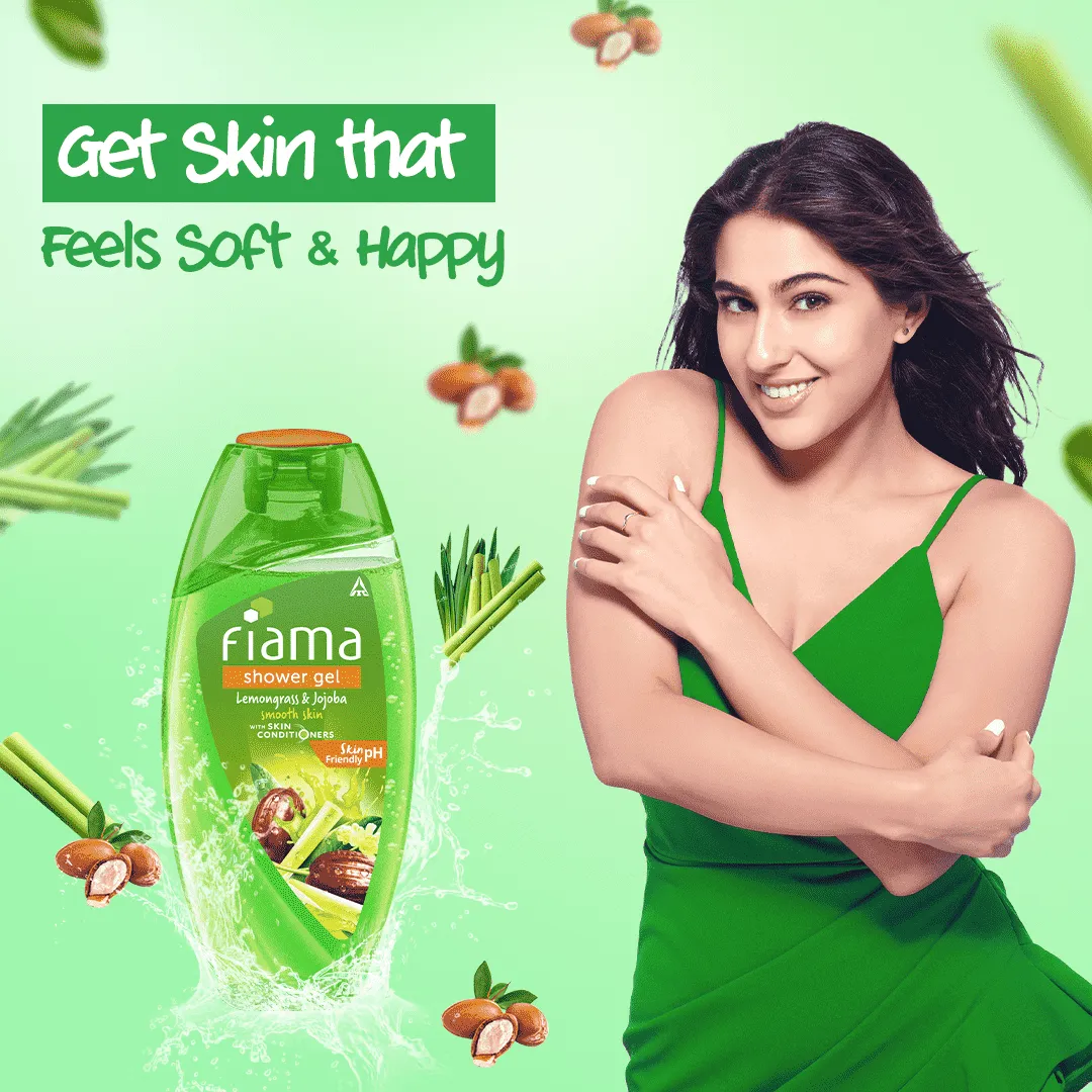 Fiama Shower Gel with Lemongrass & Jojoba, 250 ml