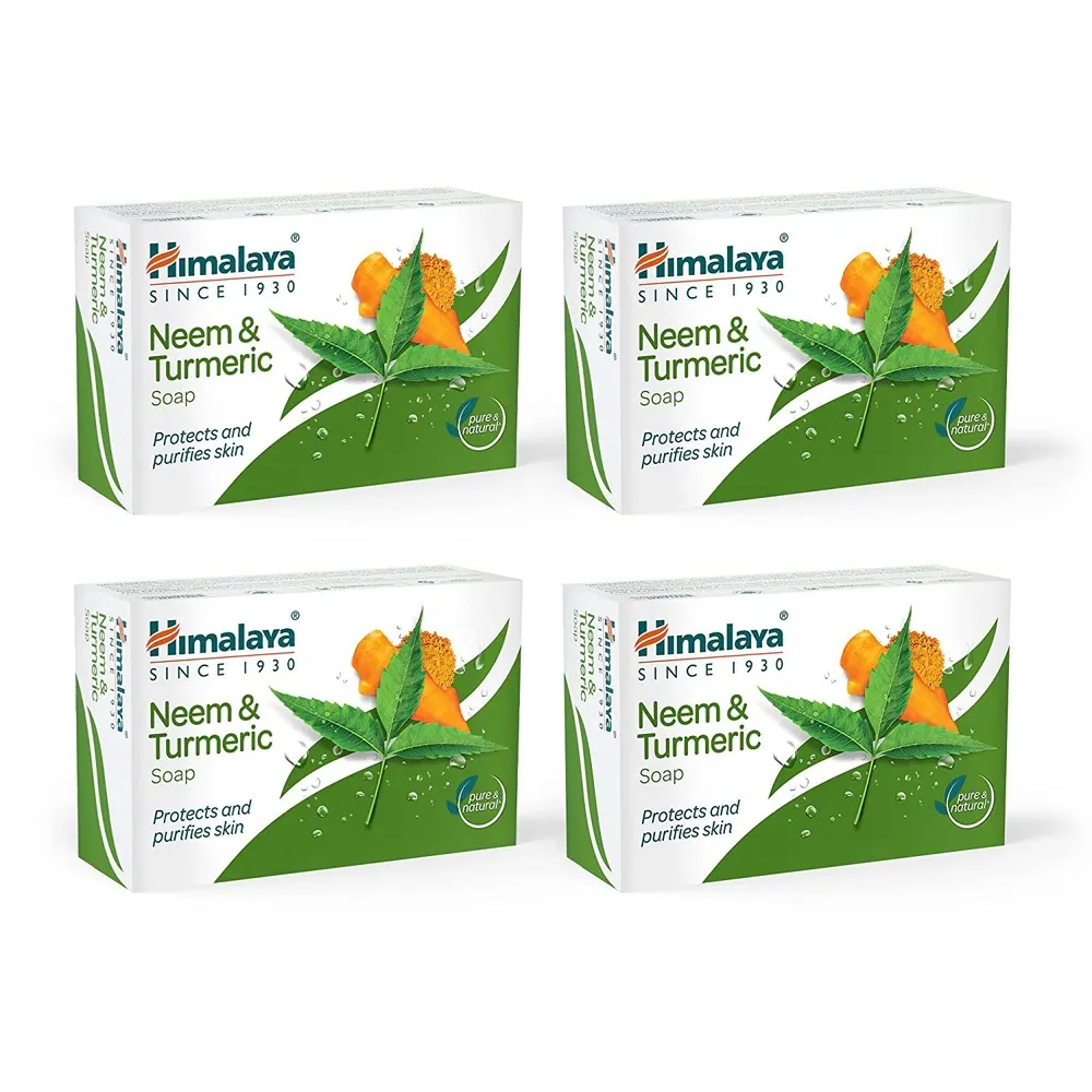 Himalaya Neem & Turmeric Soap 4 Pack, 125 g