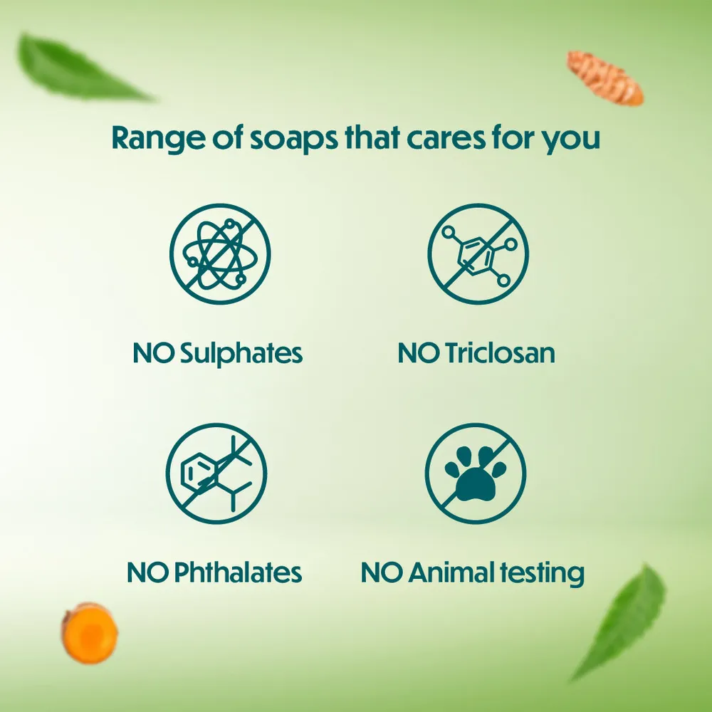 Himalaya Neem & Turmeric Soap 4 Pack, 125 g