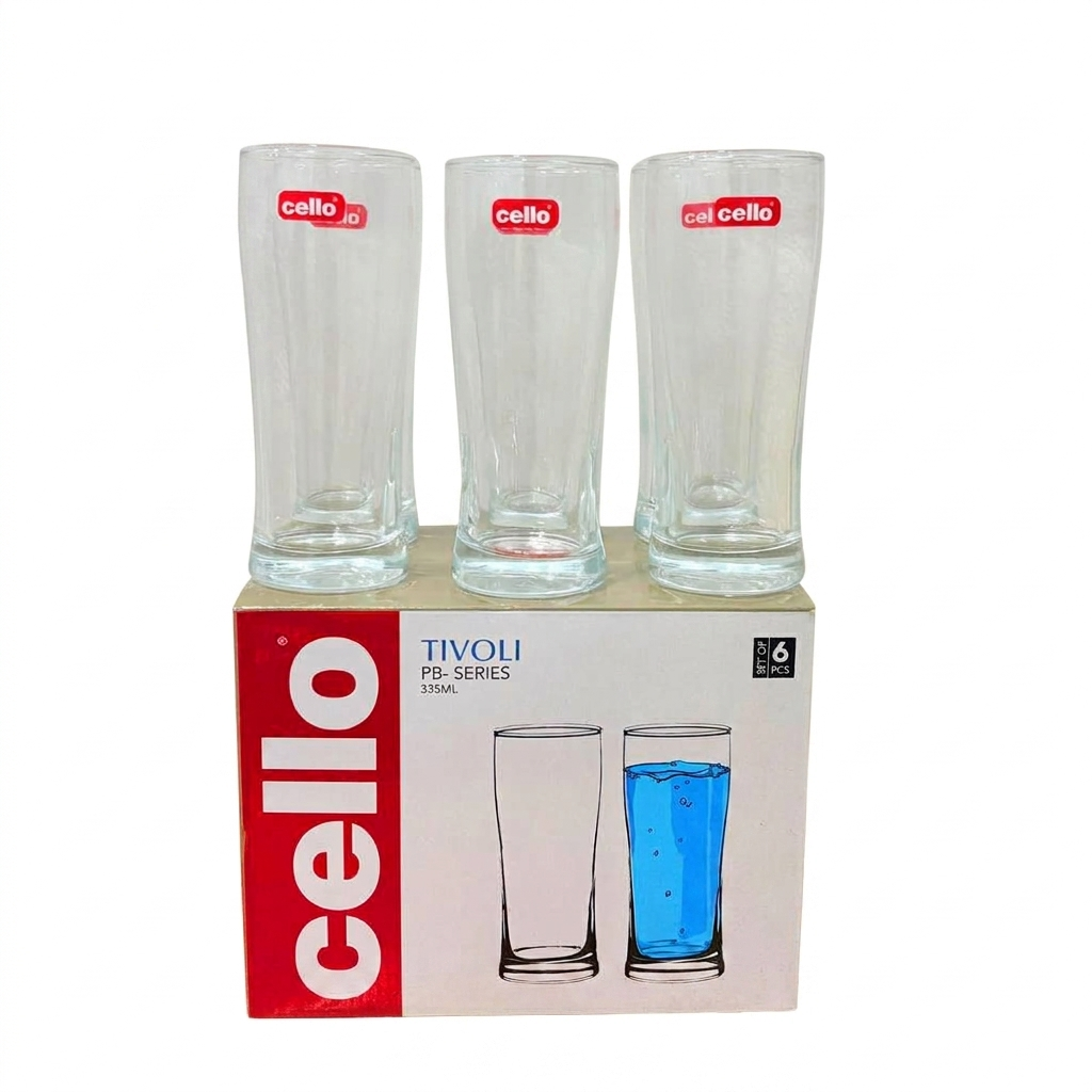 Cello Tivoli Glass Tumbler Set, 6 pc