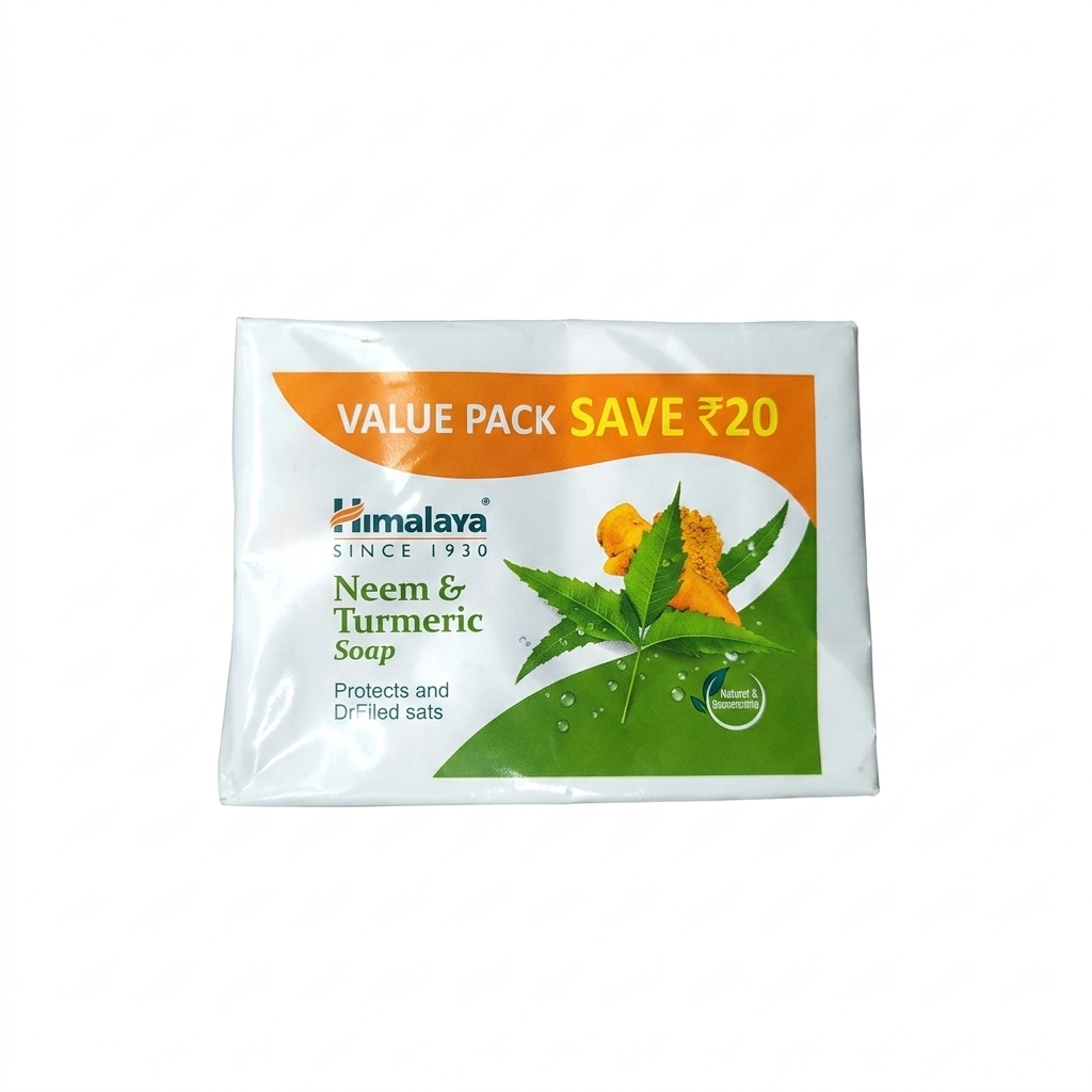 Himalaya Neem & Turmeric Soap 4 Pack, 125 g