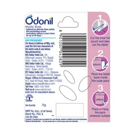 Odonil Mystic Rose Air Freshner, 72 g