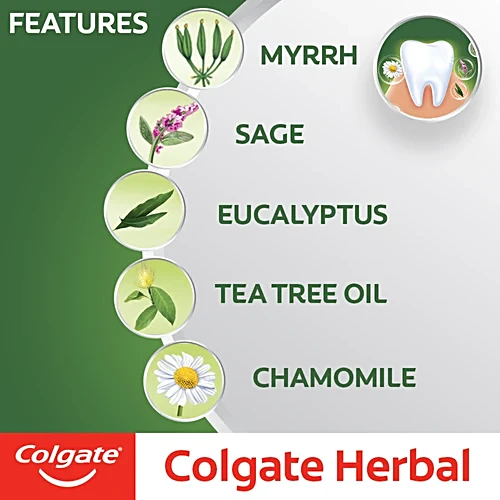 Colgate Herbal Natural Toothpaste, 200 g