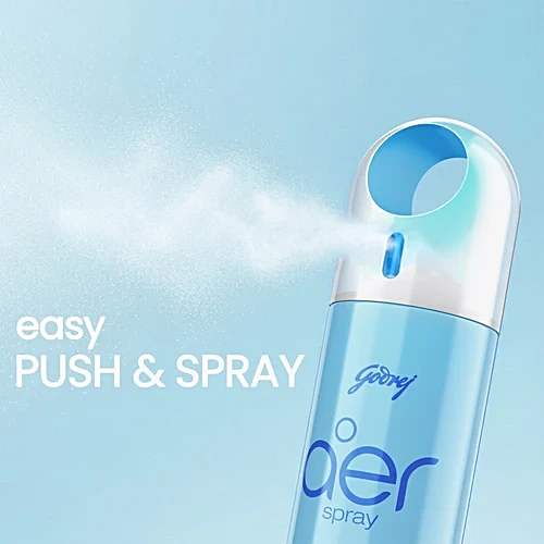 Godrej Aer Cool Aqua Room Freshener Spray For Home & Office, 220 ml