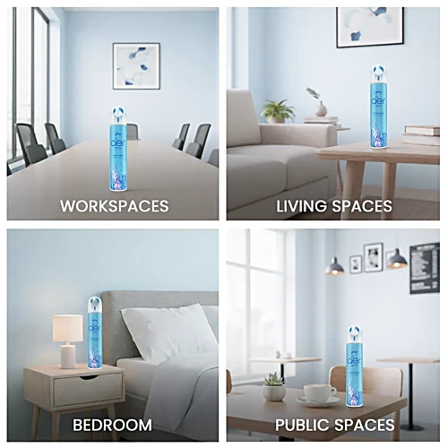 Godrej Aer Cool Aqua Room Freshener Spray For Home & Office, 220 ml