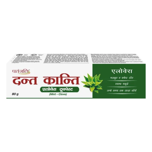 Patanjali Dant Kanti Aloevera Gel Toothpaste, 80 g