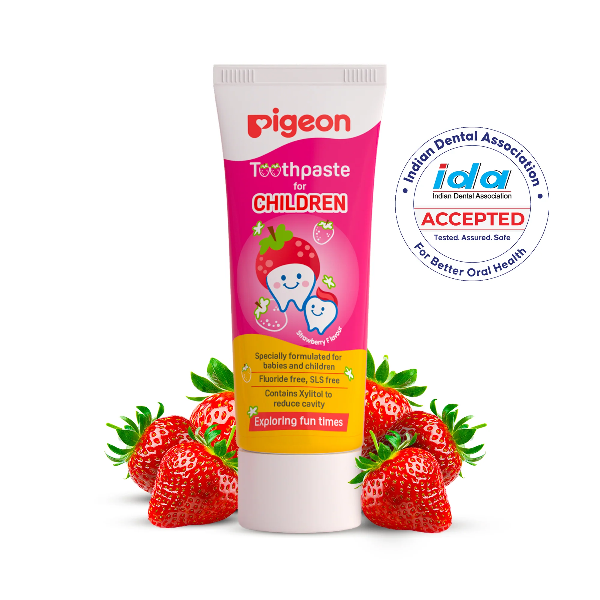 Pigeon Strawberry Flavour Toothpaste, 45 G