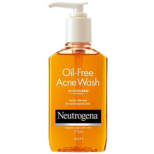 Neutrogena Oil Free Acne Wash Facial Cleanser, 175 ml