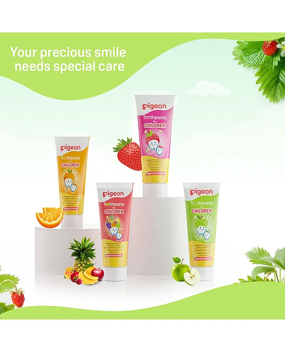 Pigeon Green Apple Flavoured Toothpaste, 45 g