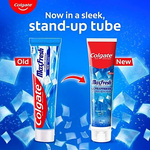 Colgate MaxFresh Peppermint Ice Toothpaste, 150 g