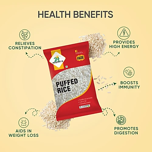 24 Mantra Organic Organic Puffed Rice, 290 g