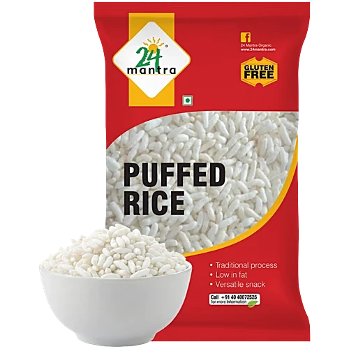 24 Mantra Organic Organic Puffed Rice, 290 g
