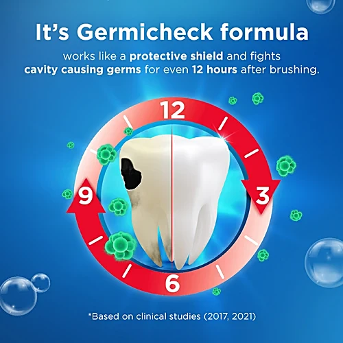 Pepsodent Germicheck+ 12h Germ Protection Toothpaste, 200 g